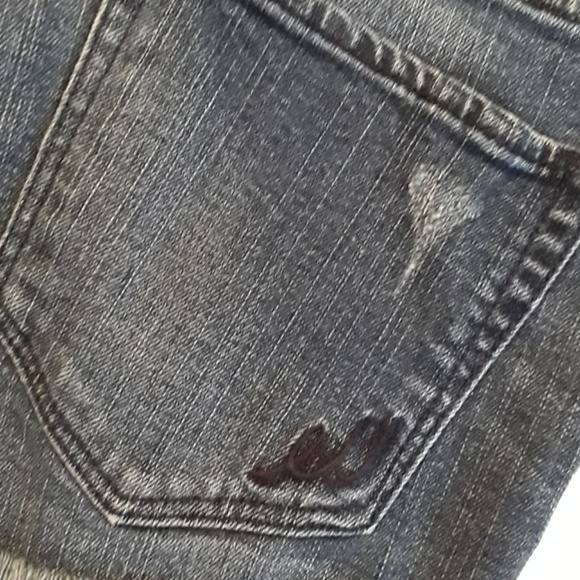 Express Jean distressed ripped shorts - Picture 5 of 6